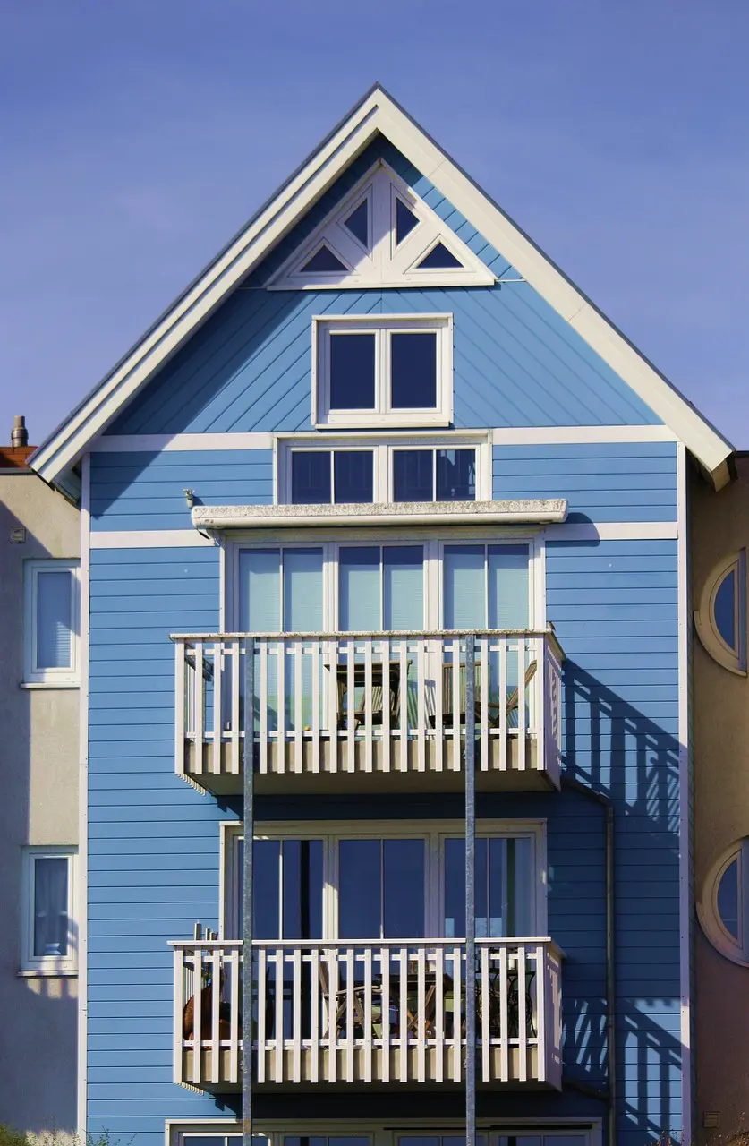 Illustrative photo of a two-story house with a balcony